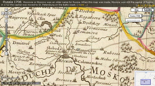 Россия 1706 год (Московия)